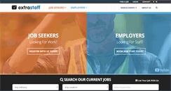 Desktop Screenshot of extrastaff.com.au